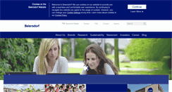 Desktop Screenshot of beiersdorf.com