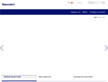 Tablet Screenshot of beiersdorf.ro