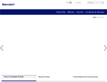 Tablet Screenshot of beiersdorf.pt