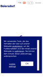Mobile Screenshot of de.beiersdorf.ch