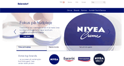 Desktop Screenshot of beiersdorf.dk