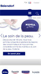Mobile Screenshot of beiersdorf.fr