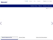 Tablet Screenshot of beiersdorf.com.ar